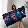 Cartoon H-Hazbin-Hoteles Towel Microfiber Beach Towel Absorbent Quick dry Soft Yoga Swimming Resort Mountain Climbing Towel 5