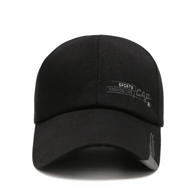 Men Structured Baseball Cap Solid Cotton Snapback Spring Autumn Women Label Stick Sunhat Outdoor Hip Hop Baseball Hat Casquette baseball caps sports sun hats