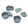 100% Food Grade Silicone Animal Pattern Feeding Box with Lid BPA Free Soft Baby Silicone Food Storage Box 3