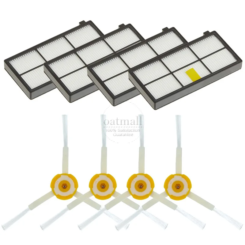 Roomba Accessory Replenishment Kit with Rubber Side Brush and HEPA Filter