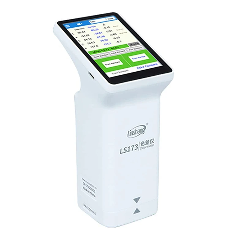 Linshang LS173 Smart Colorimeter Touch Screen Colorimeter For Coating Ceramic Plastic Paint Color Measurement Comparison 4