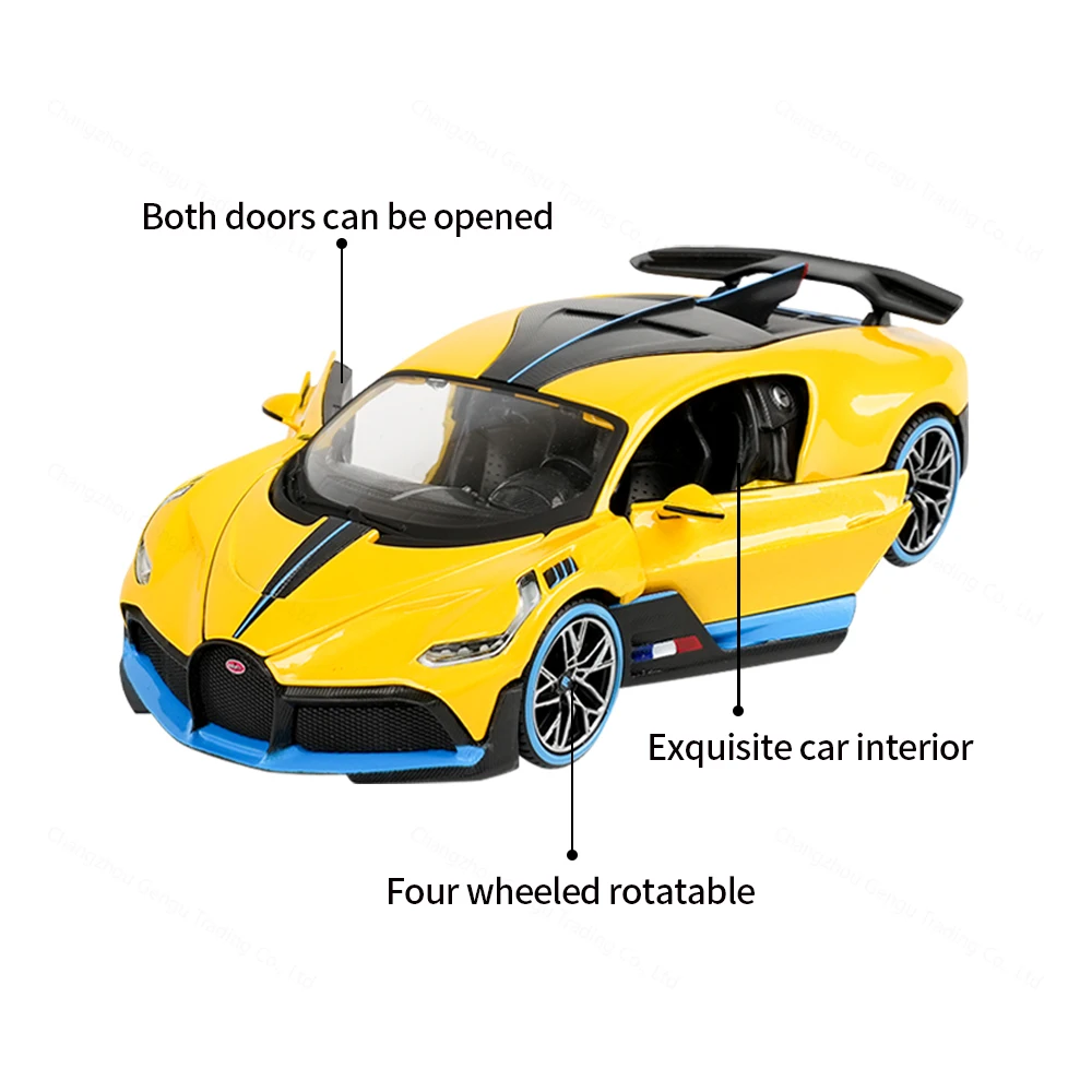 Maisto 1:24 Bugatti Divo Sports Car Static Die Cast Vehicles Collectible Model Car Toys 3