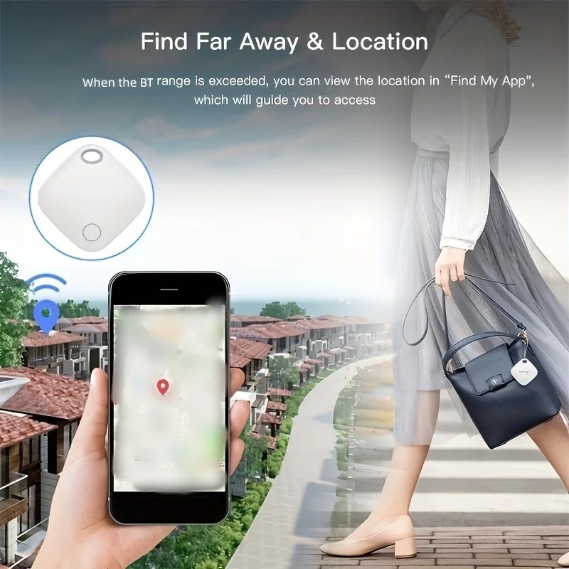 Rastreador Gps para Crianças Smart Air Tag Mini Rastreador Inteligente Bluetooth Tag Pet Carro Perdido Rastreador para Apple Ios System Encontre Meu - Image 4