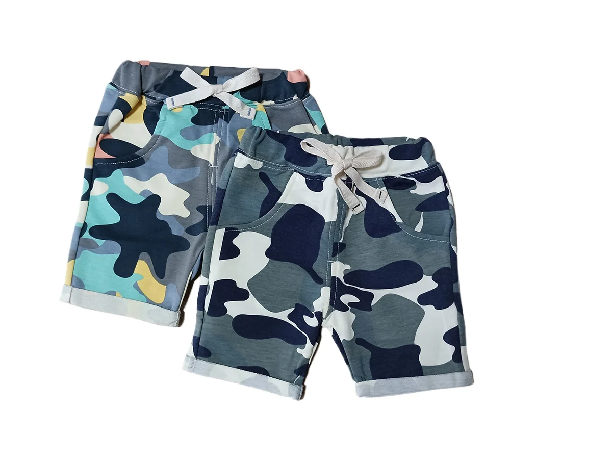 

Kids Camouflage shorts for boys and girls summer new