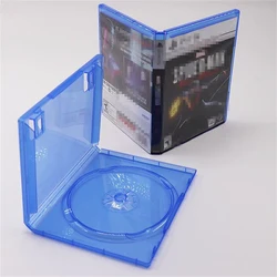 Premium CD/DVD Game Disc Protective Storage Case with Cover (Blue)