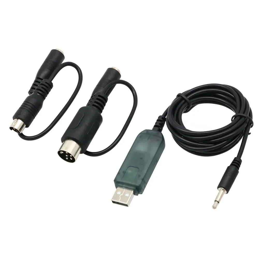 Câble noir avec étiquette FMS, simulateur de vol USB PPM 1.5m pour RC