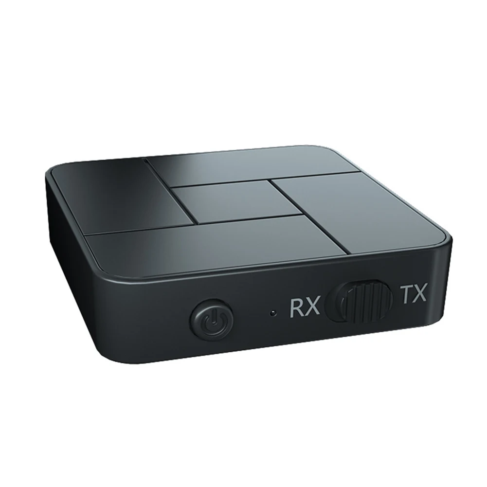 블루투스 5.0 무선 오디오 송신기 리시버, AUX RCA 내장 마이크 포함, KN326