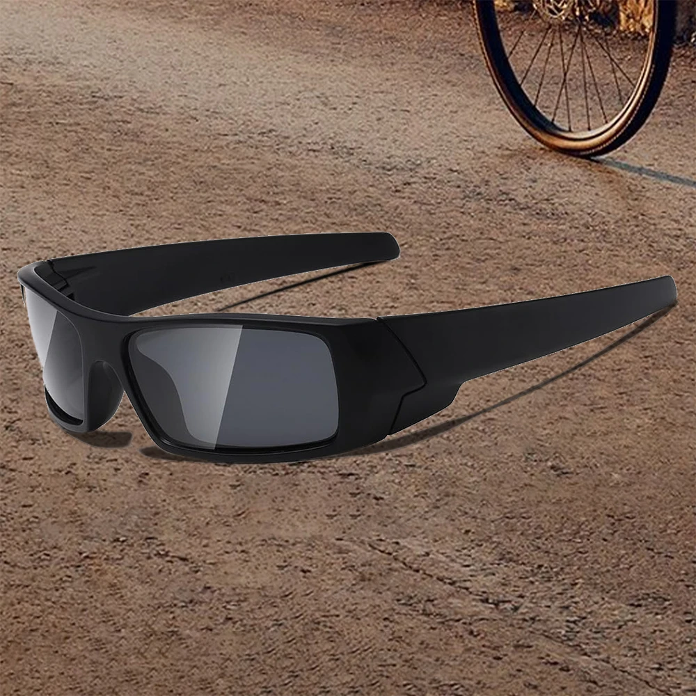 משקפי שמש מפולריזציה לגברים נשים משקפי שמש ספורט לגברים מגניבים רטרו מלבניים מעטפת סביבתית וינטאג' UV400 הגנת עין