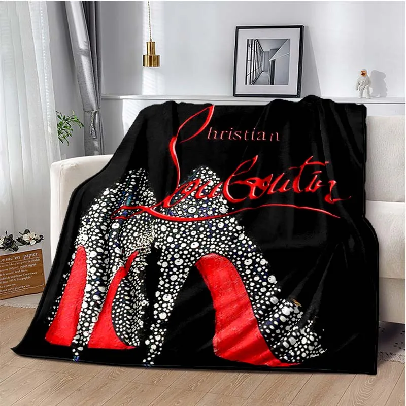Coperta Con Logo Louboutin C-Christian Alla Moda, Decorazione Per La Casa Morbida E Confortevole, Camera Da Letto, Soggiorno, Divano, Coperta Da Letto