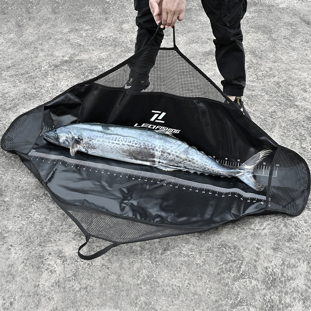 Tapis D'atterrissage Et Sac De Pêche - Mesure Jusqu'à 100 Cm, PVC, 120 Cm, 670 G, Pour Pesée Et Protection