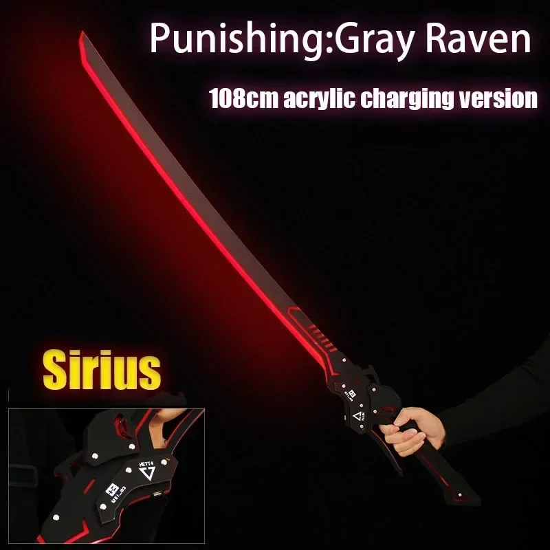 

108cm Lightsaber Punishing Gray Raven Games Real Size Toys Weapons Arcylic Model Samurai Sword Katana Cosplay Kids Gift Boy Toys