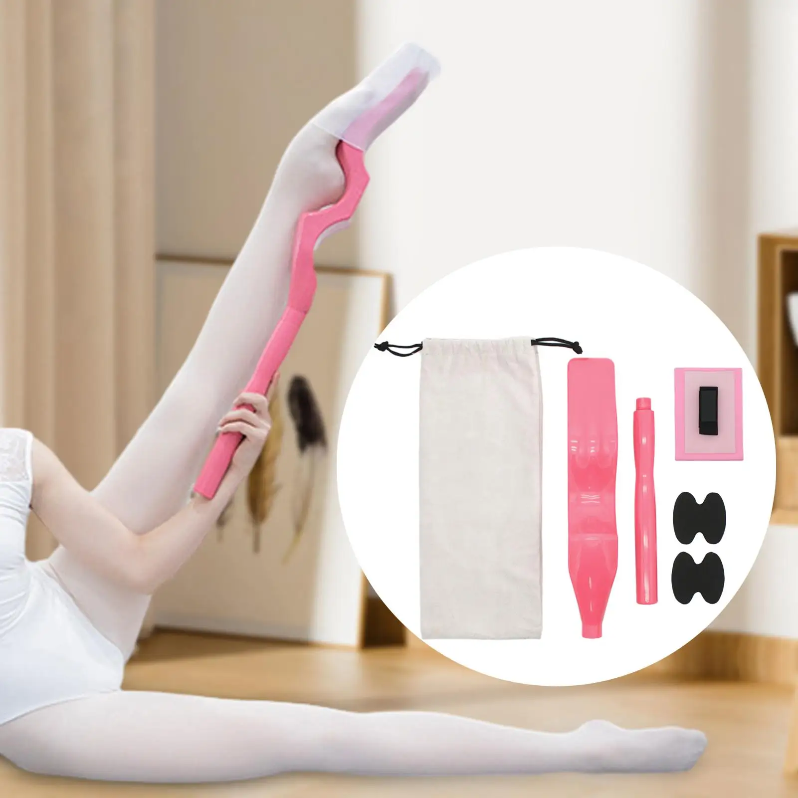 Ballet Foot Stretch Set Portable for Adults Kids for Fitness Yoga Pilates