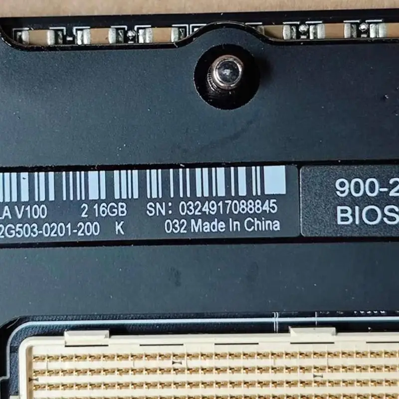 31BA Tensor 코어가 탑재된 SXM2 V100 16GB VRAM 가속 카드로 컴퓨팅을 혁신하세요 고부하 HBM2 메모리 기술