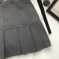 Y2K Vintage High Waist Pleated Skirt Women College Style Uniforms Safety Pants Mini Skirts Woman Korean Street Slim A-Line Skirt - Image 6