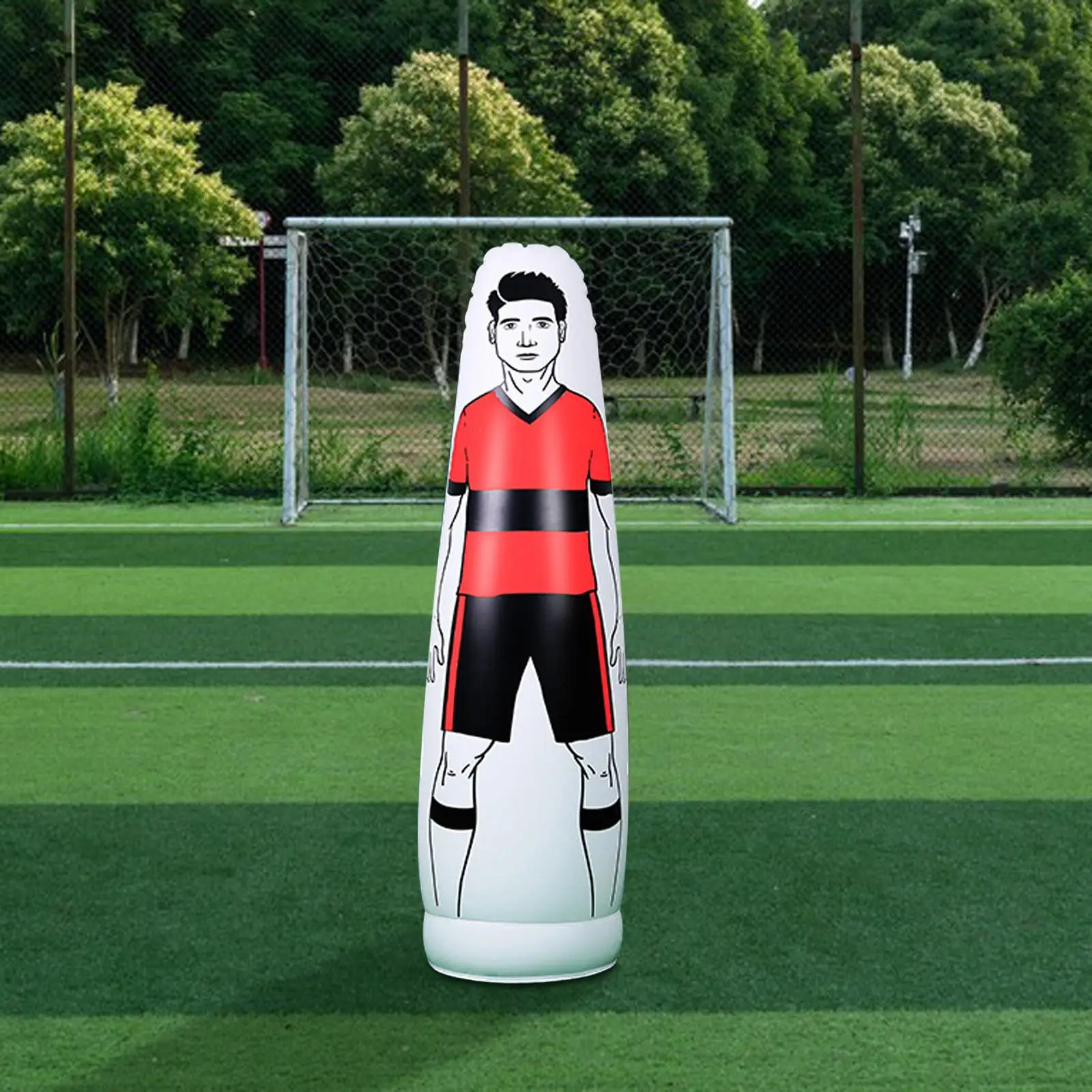 Inflatable Football Training Dummy Easy to Use Equipment Boxing Punching Bag