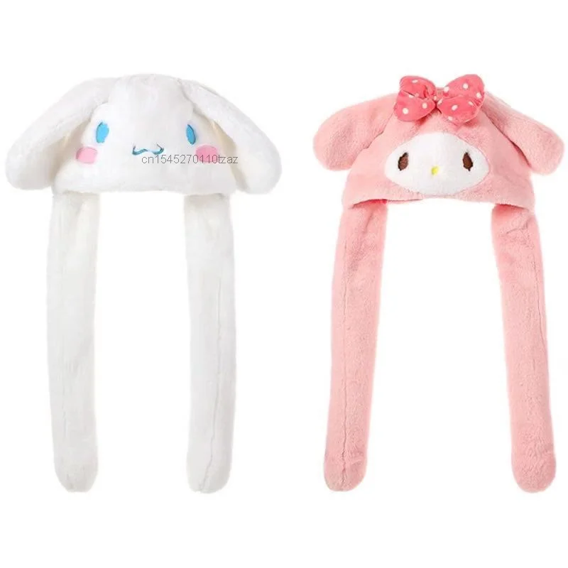 Sanrio My Melody Costume Hat with Moving Ears Plush Pink Kawaii NEW 