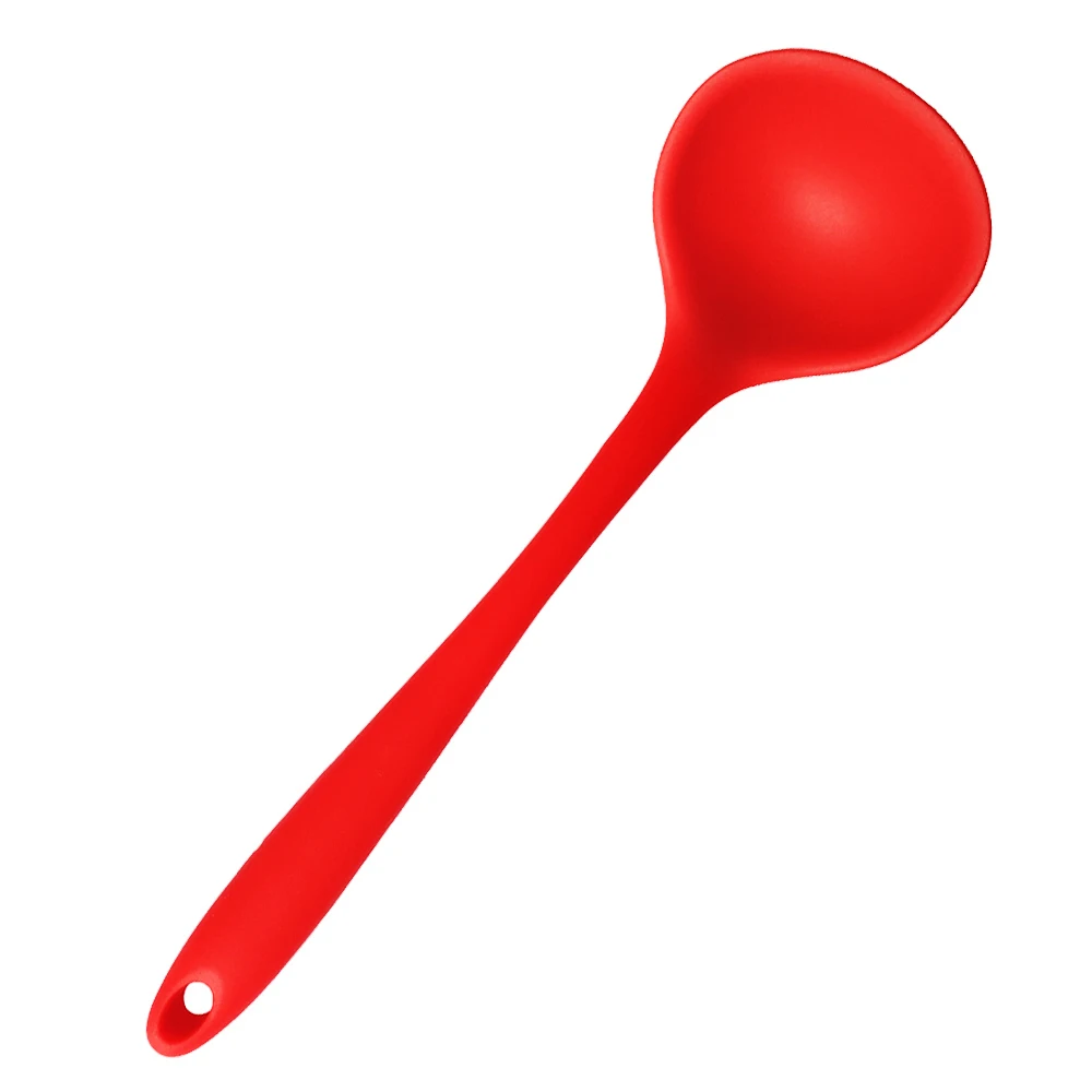 Red Cooking Utensils 5 or 6 or 10 pcs Heat-Resistant Silicone Kitchen Cooking Tools Baking Cookware Gadgets Spatula Spoon Set