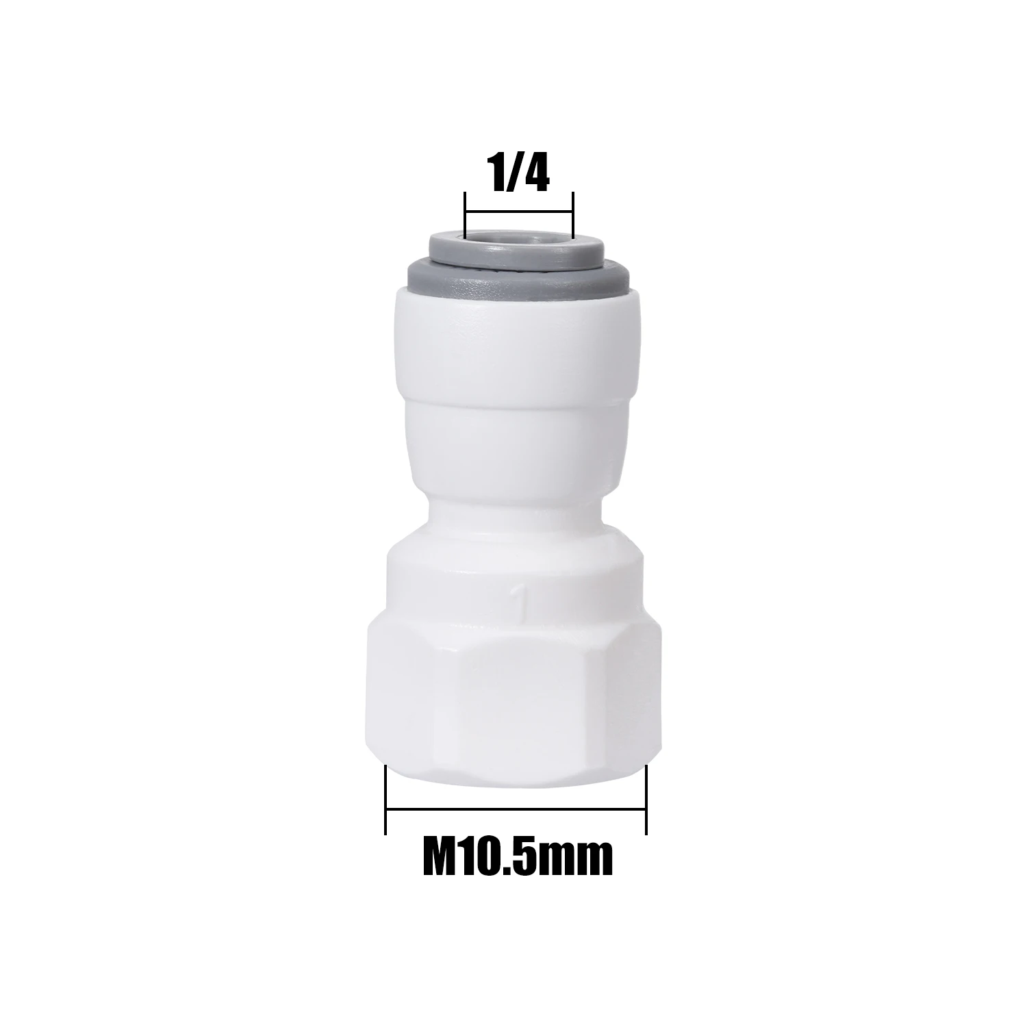 10Pcs Straight RO Water Fitting Male Female Thread 1/4 3/8 Coupling Hose Pipe Connector Water Filter Reverse Osmosis Parts