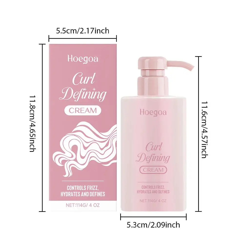 Curl Defining Cream Control Frizz Moisturizing Smooth Curly Hair Care Products Improve Volume Reduce Broken Hair Styling Lotion