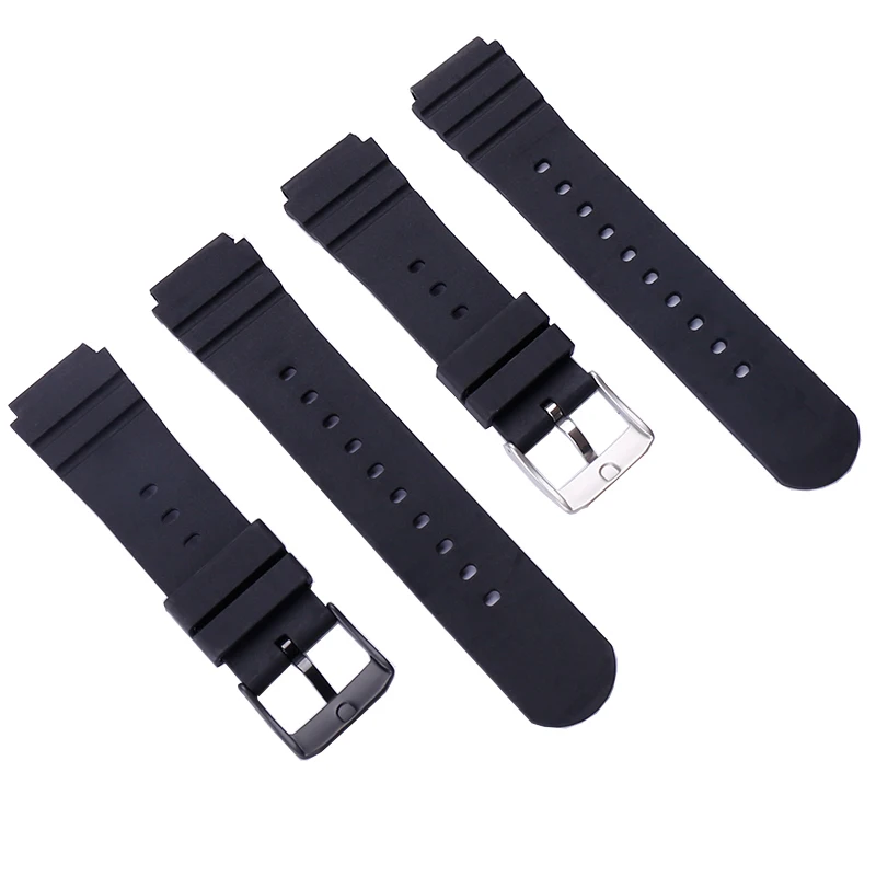 Watch Accessories Rubber Military Watch Men's & Women's Sports Waterproof Silica gel Strap for Luminox 0200 3901 7050 3001 21mm