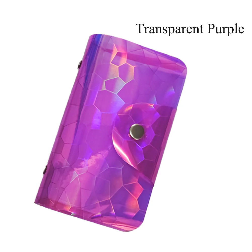 New 20Slots Nail Art Stamping Plates Holder Organizer PVC 4Colors Stencil Storage Case Image Template Bag for 12*6cm