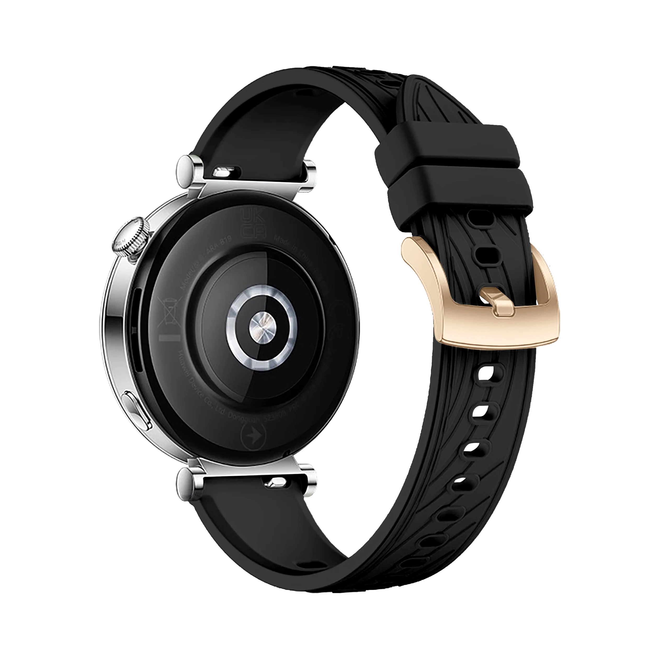 18mm Gold Classic Buckle Silicone Watchstrap Bracelet
