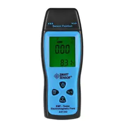 Détecteur de rayonnement électromagnétique portatif numérique LCD, capteur intelligent EMF AS1392, 0 2000mG, dosimètre 