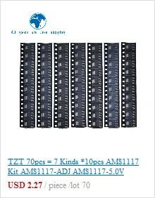 TZT 25PCS Tactile Push Button Switch Momentary 12*12*7,3MM Micro switch button + 25PCS Tact Cap (5 farben) für Arduino Switch – Detail 3