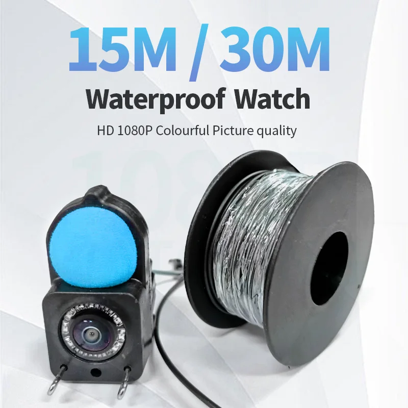 Przenośny lokalizator głębokości ryb Ręczny lokalizator ryb 1080P 4,3 cala LCD Podwodny 220° Kamera wędkarska z noktowizorem