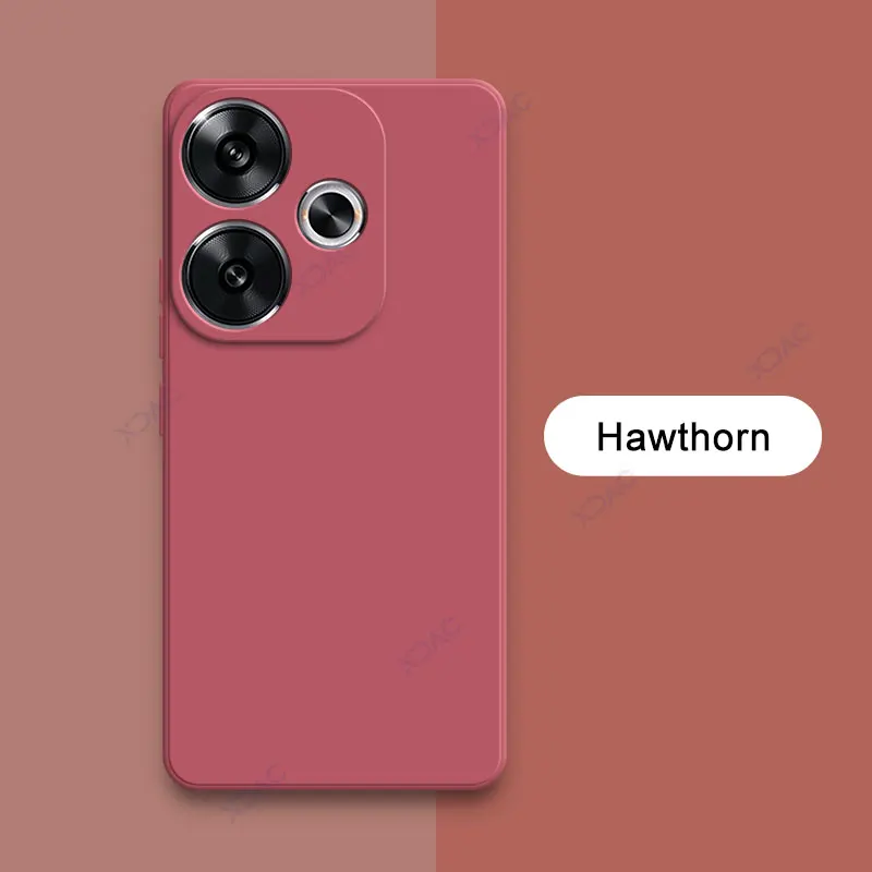 Premium Liquid Silicone Shockproof Phone Case - Full Protective Soft Back Cover for Xiaomi POCO F6 Pro 5G