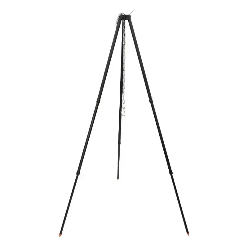 Outdoor Camping Fire Pits Tripod Campfire Rack Portable Burning Fire Table Grill Stove Outdoor Camping Cooker Grill Stand C