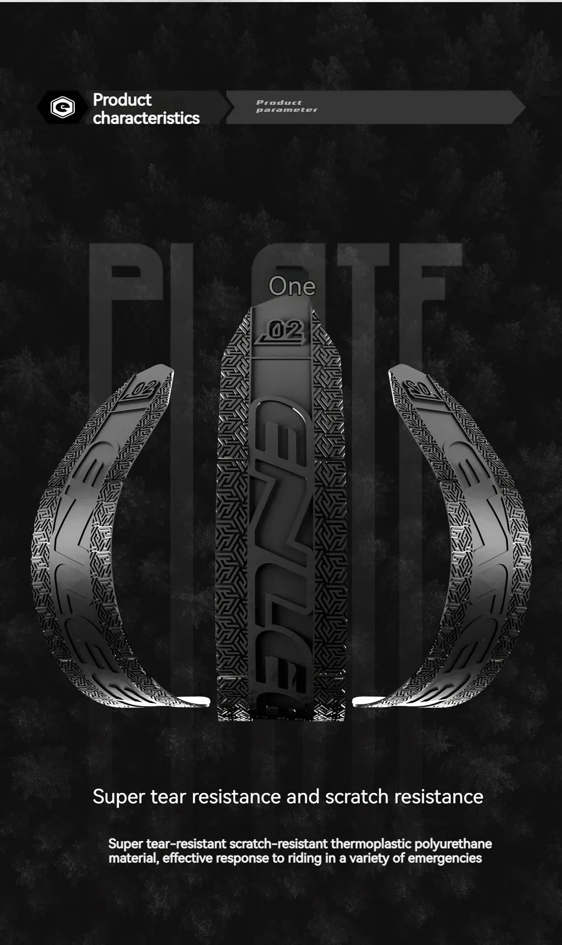 Description Picture 5 of itemENLEE Mountain Bicycle Frame Protective Silicone Bottom Sticker MTB Road Bike Best Anti-Collision Waterproof Protective Film