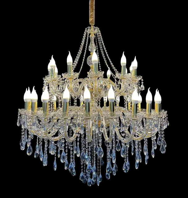 Crystal Chandelier Large Diameter 120cm 36 Lamps Crystal Chandeliers