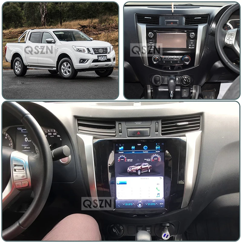 QSZN 9.7 ġ  ڵ  ׽ Ÿ þ, ֻ Navara Terra NP300 2018   GPS ׷ г Ʈ 2 Din DVD