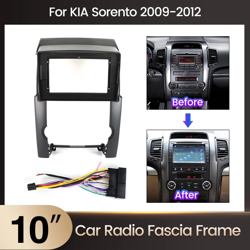 Fascia d'autoradio pour KIA Optima, cadre 2Din, lecteur, adaptateur de  montage audio, panneau facia, carte Prada, 10.1 pouces, 2016-2019 -  AliExpress