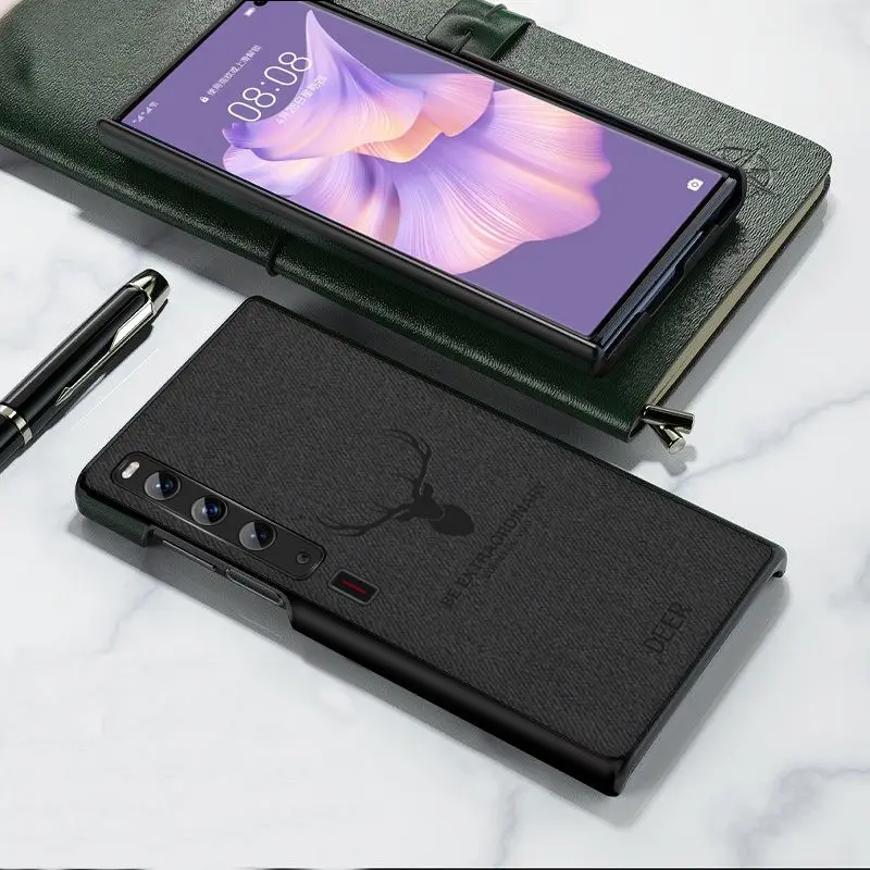 

Deer Head Genuine Leather Material Case For Huawei Mate XS2 Case For Huawei Matexs2 Case Mate XS 2 Case