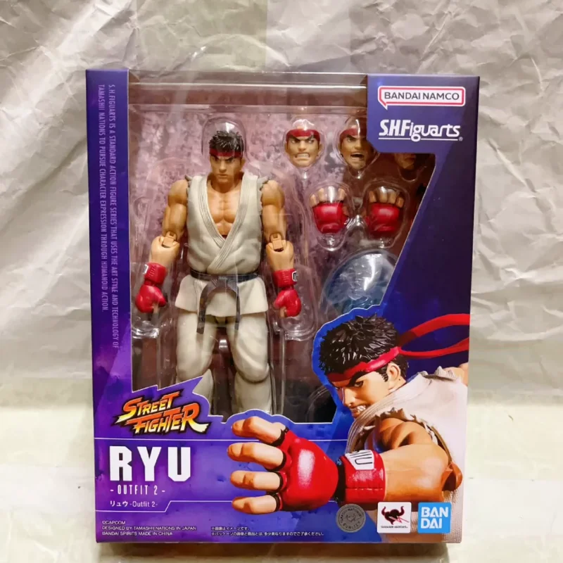 

Original Bandai S.H.Figuarts Shf Ryu -Outfit 2- Street Fighter Series In Stock Anime Action Figures Model Toys Xmas Birthday Gif