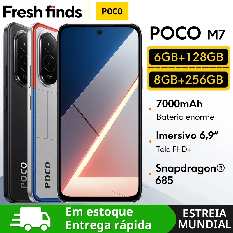 World Premiere】POCO M7 Global Version Smartphone Snapdragon 685