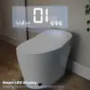 Smart Toilet with Fully Functions,Microwave and Infrared Dual Touch-Free mode for Lid Opening and Closing 6