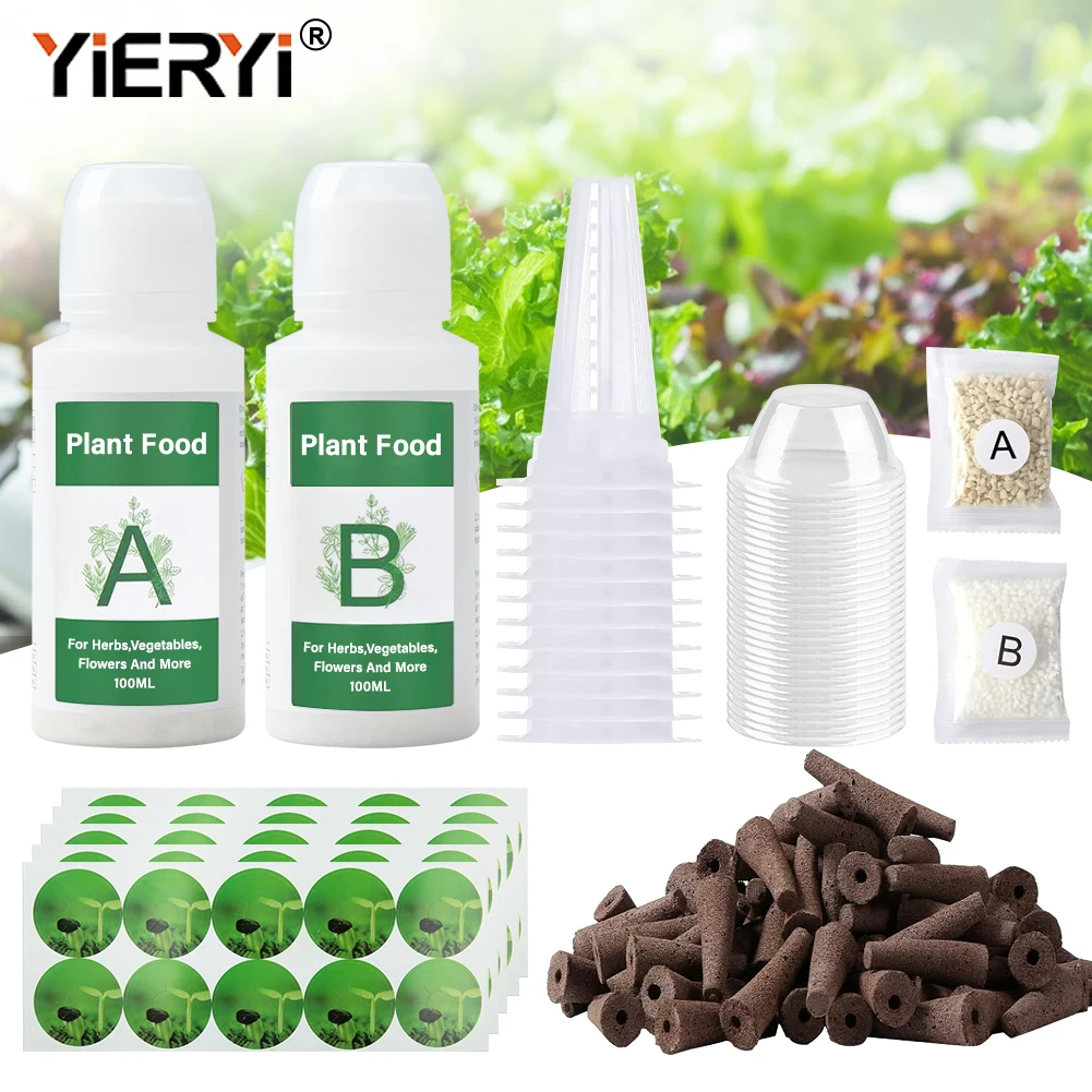 Indoor Hydroponic Growing Soil Cotton Hydroponics Solid AB Fertiliser Set Agricu