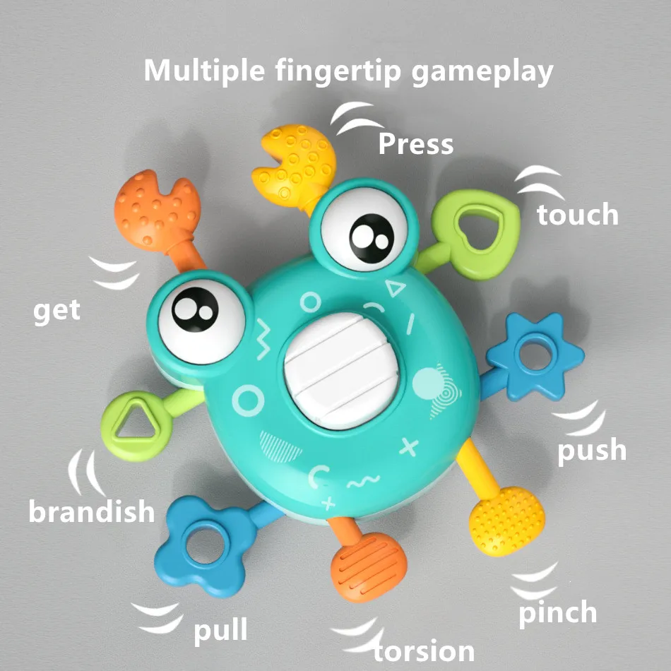 Baby Finger Exercise Game Newborn Baby Rattles Mobiles Hanging Bell Early Education Toys 0-24 Months For Children Gifts