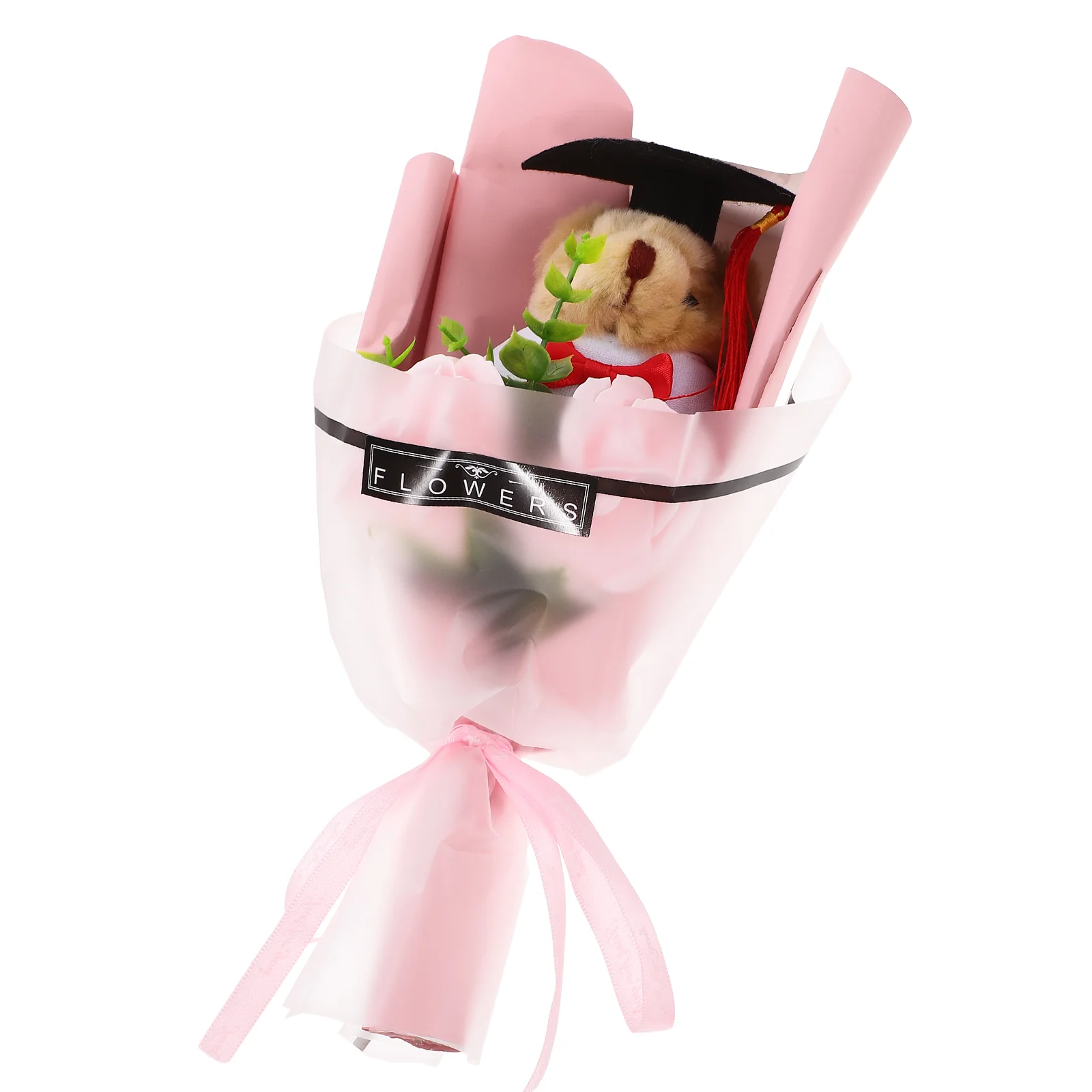 

Dr Bear Bouquet The Gift Graduation Flower Decorate Graduates Child Ornament