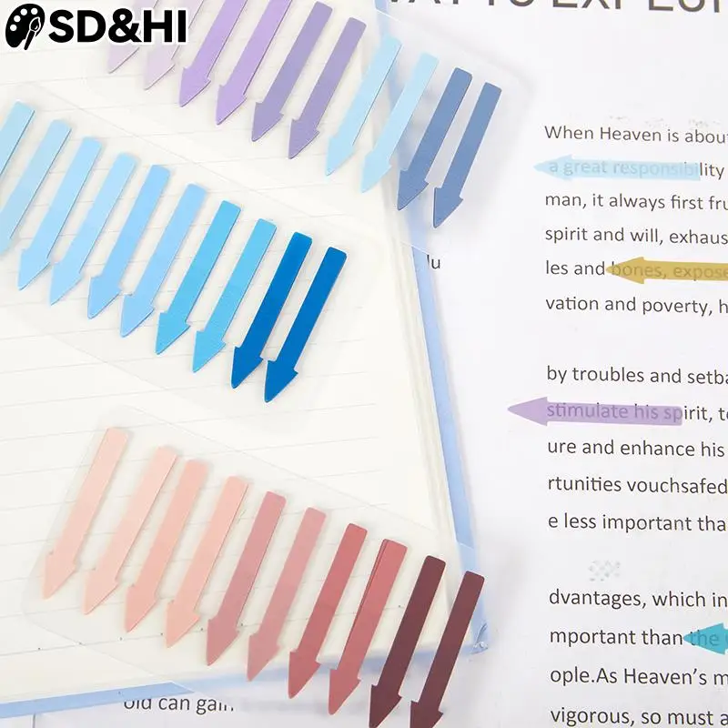 200 Vellen Huisdier Transparante Fluorescerende Index Tabs Pijl Markeert Plakbriefje Voor Pagina Marker Planner Stickers Kantoor Schoolbenodigdheden