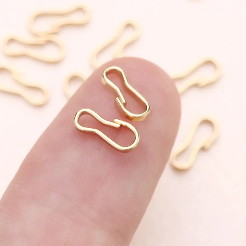 2 Colors Buckle Accessories 9mm  Bag Chain Keychain Clips Metal Buckles  Dolls Connecting