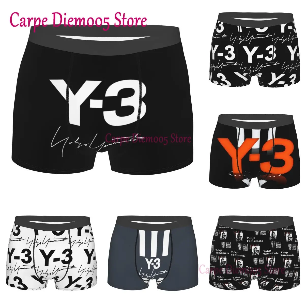 

Custom Yohji Yamamoto Underwear Rasta Boxer Briefs Soft Shorts Panties Underpants