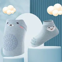 Baby Knee Protector with Socks Toddlers Safety Crawling Elbow Cushion Anti-Slip Floor Socks Baby Leg Warmers Knee Pad  0-3 Years 6