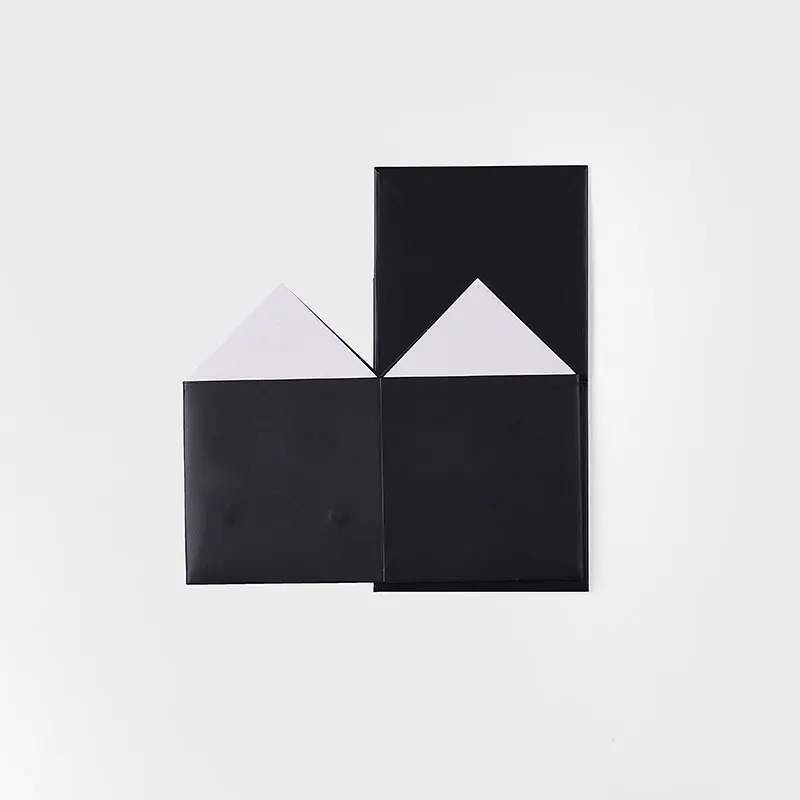 Geotobox 소형 큐브 블랙 마그네틱 클로저 럭셔리 캔들 포장 선물 상자, 12x12x12cm, 4.72x4.72x4.72 인치