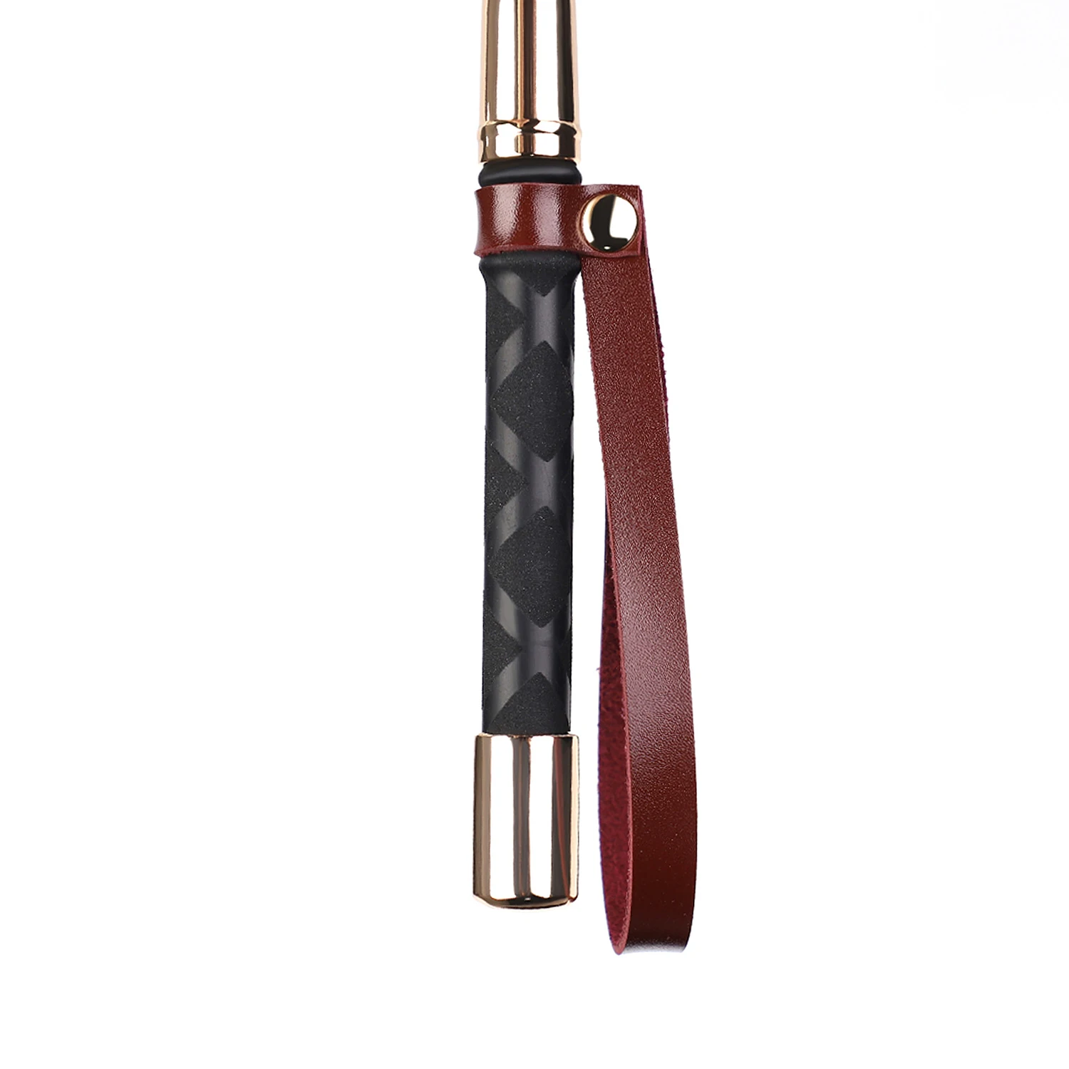 Riding Crop PU Leather Whip Premium Quality Wine Red Leather Crops Equestrianism Horse Whips 4