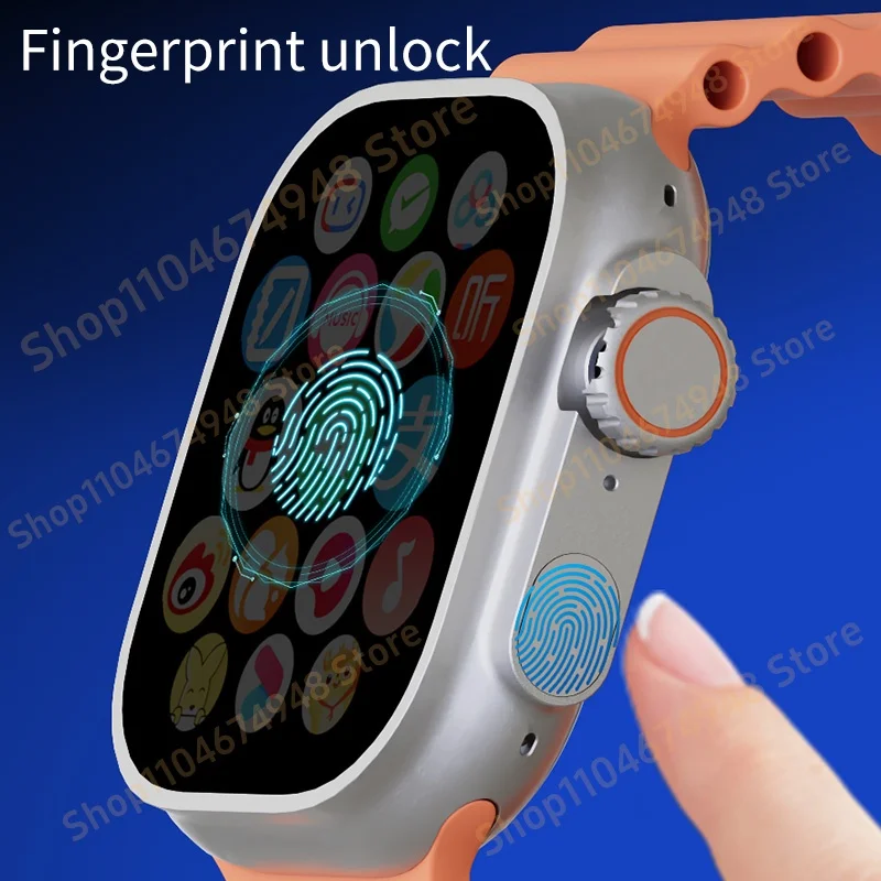DW100 Pro Upgrade S10 Ultra 3 max Smartwatch Touch ID Smart Watch With Amoled Screen Android 10.0 System GPS WIFI NFC Compass 4