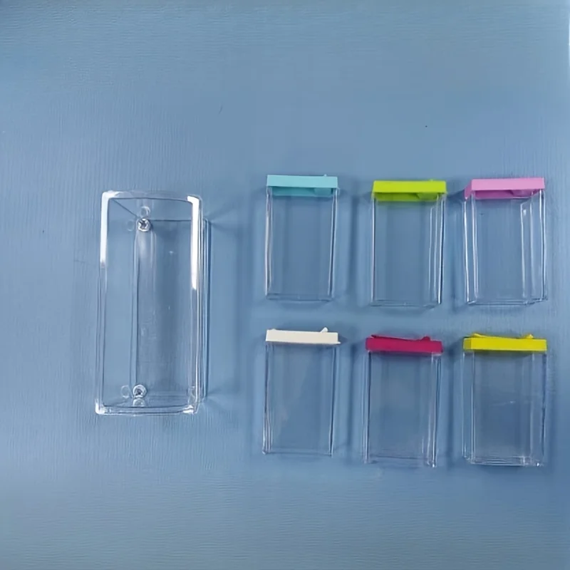 6pcs/Set Transparent PP Spice Jar Seasoning Box | Kitchen Spice Storage Bottle Jars Salt Pepper Cumin Powder Box Tool - 1pc